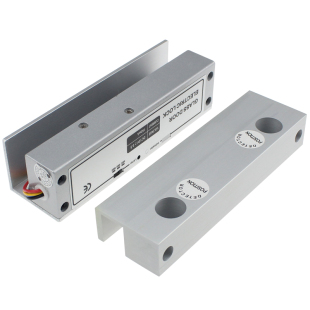 上下无框电插锁 玻璃门电子锁 上下无框玻璃电锁 五芯无框电插锁