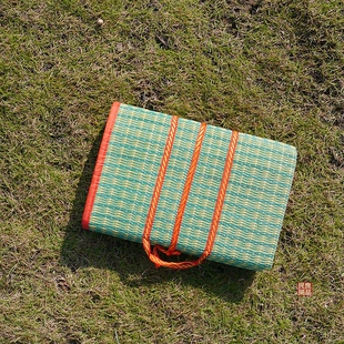 民间良品 泰国凉席 户外便携折叠多人塑料防潮垫 7d339/472/474
