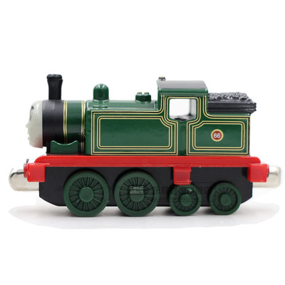 满58包邮托马斯小火车头玩具合金磁性模型眼镜稀有66号维夫whiff