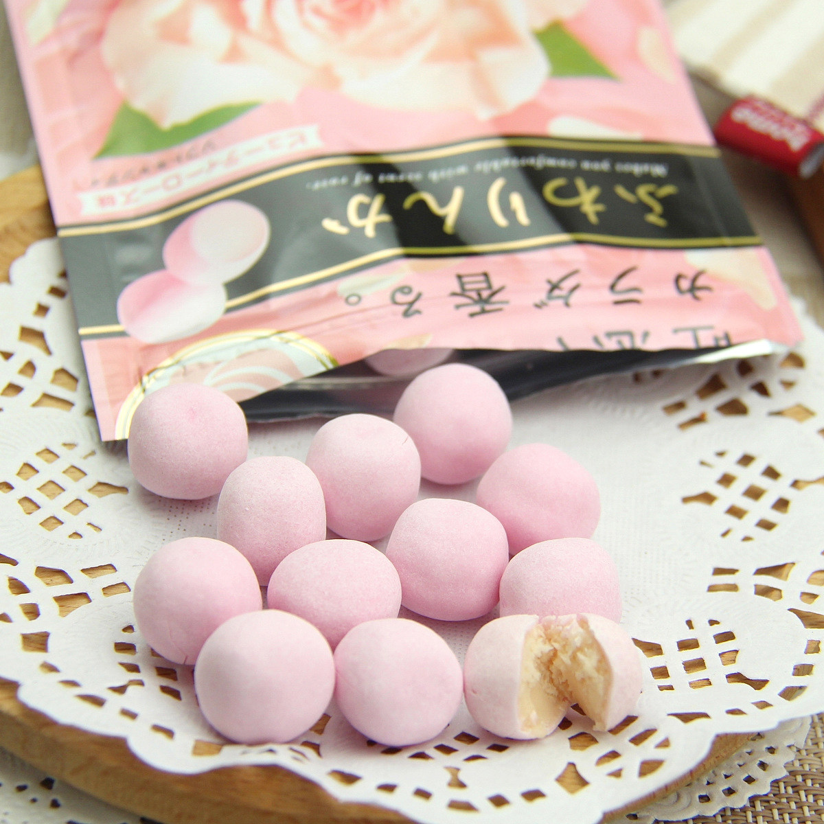日本进口零食糖果 kracie嘉娜宝玫瑰香体糖32g 玫瑰香味