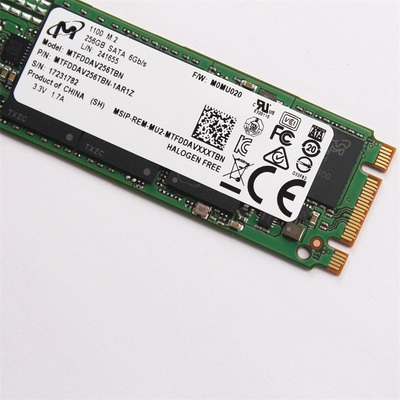 micron镁光 1100 m.2 ngff 2280 游戏笔记本 ssd固态硬盘256g