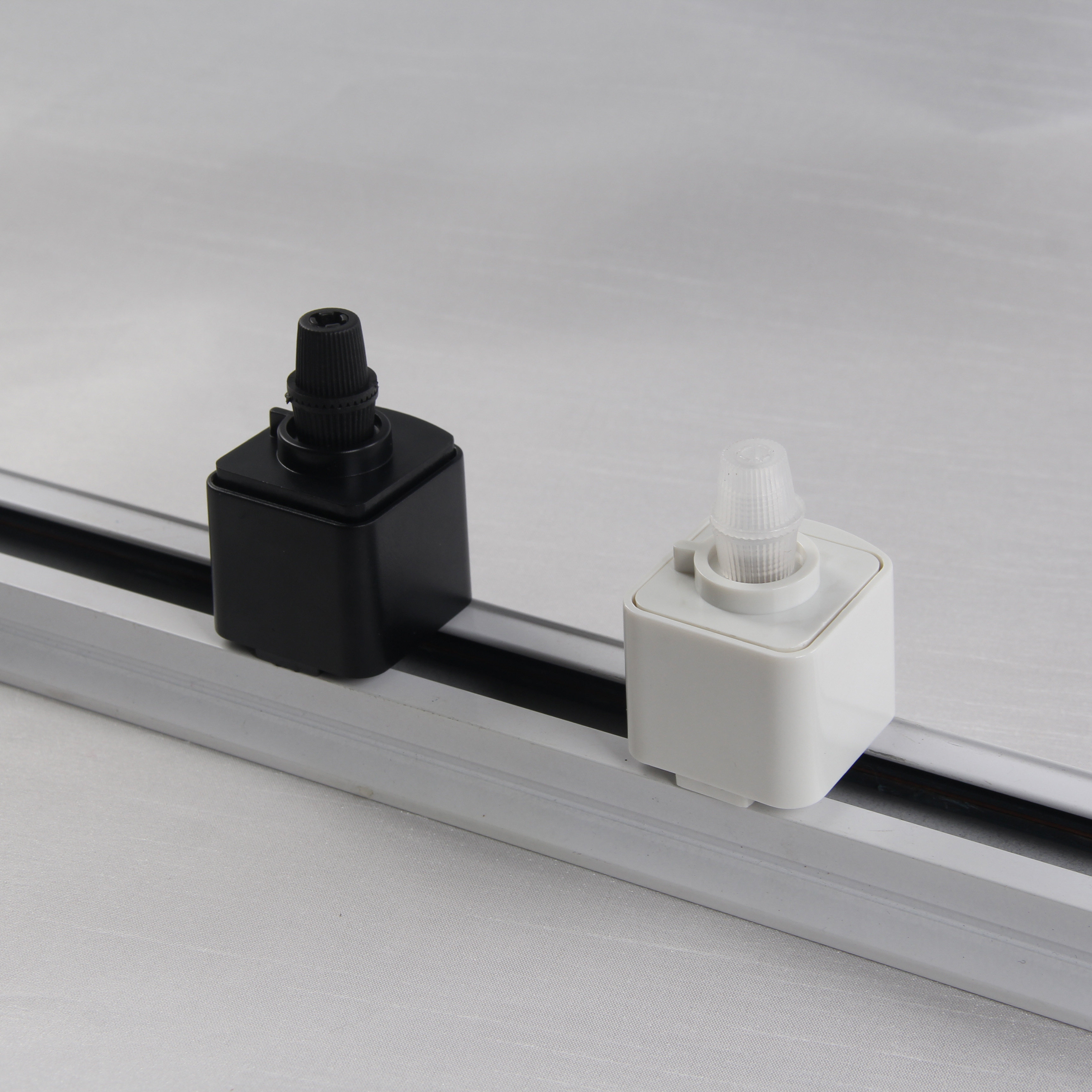 4线射灯导轨条铝2米加厚配件三相四线导轨条接头欧规轨道灯轨道条