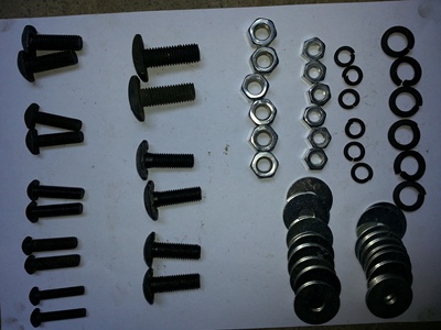 发动机护板螺丝 下护板t型螺丝 发动机挡板底盘固定螺丝t型头螺丝