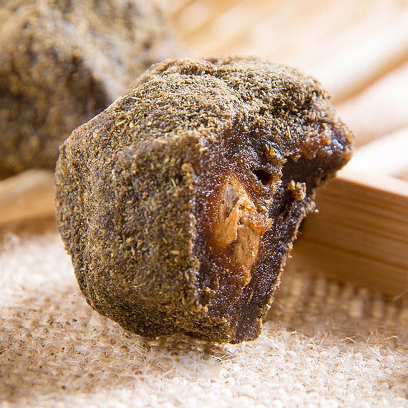 江西万载特产村夫紫苏辣酸枣酱果粒 原味420g零食五眼孔果3包包邮