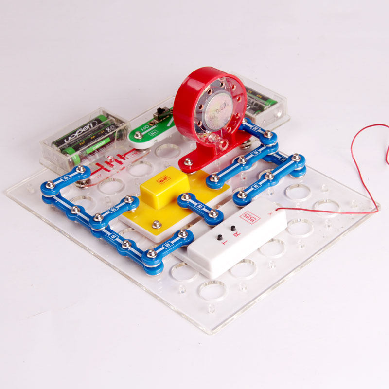 迪乐宝电子积木正品儿童玩具益智组装百拼电路生日礼物男孩小学生