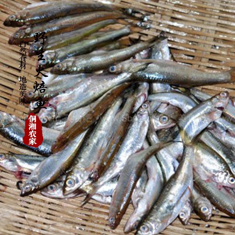 湖南特產野生小河魚乾 火焙魚農家煙燻沅江干魚滿包郵