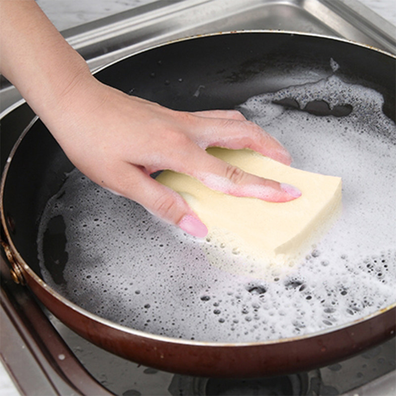 厨房海绵百洁擦银葱洗碗海绵清洁棉洗碗布刷锅洗碗除油污吸水锅刷