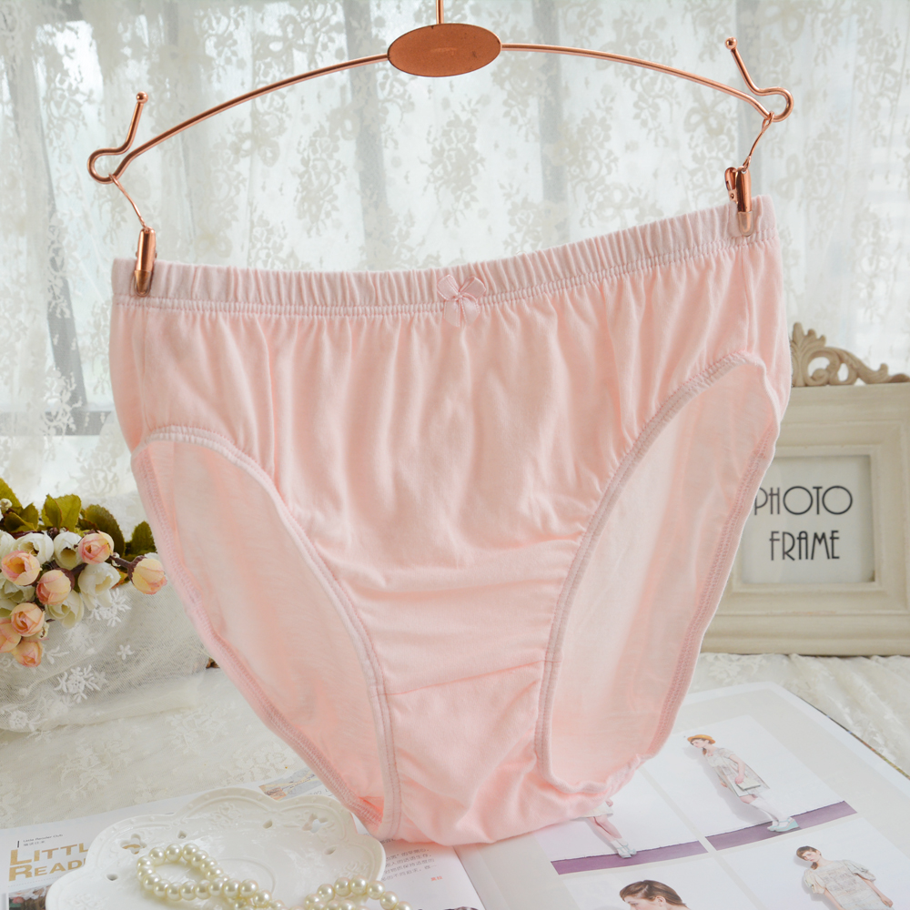 蝶安芬纯棉女三角内裤全棉中高腰大码薄款中老年妈咪裤大裤头