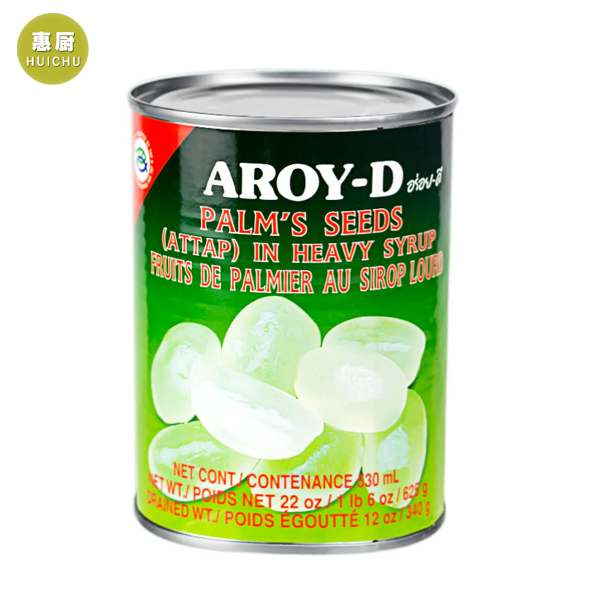 泰国进口 安来利亚达积 aroy-d亚答子罐头625g 江浙沪皖整箱包邮