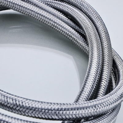 不锈钢编织尖头软管防爆金属软管冷热水龙头进水管冷热4分60cm起