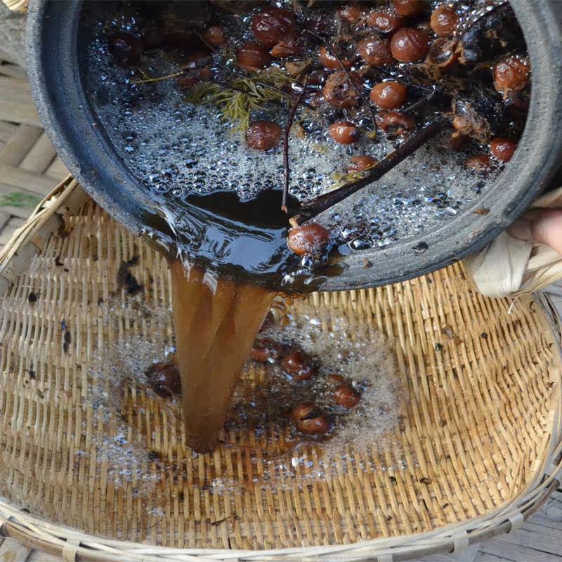 天然中草药首乌皂角洗发水 无硅油 控油防脱发去屑止痒 手工自制