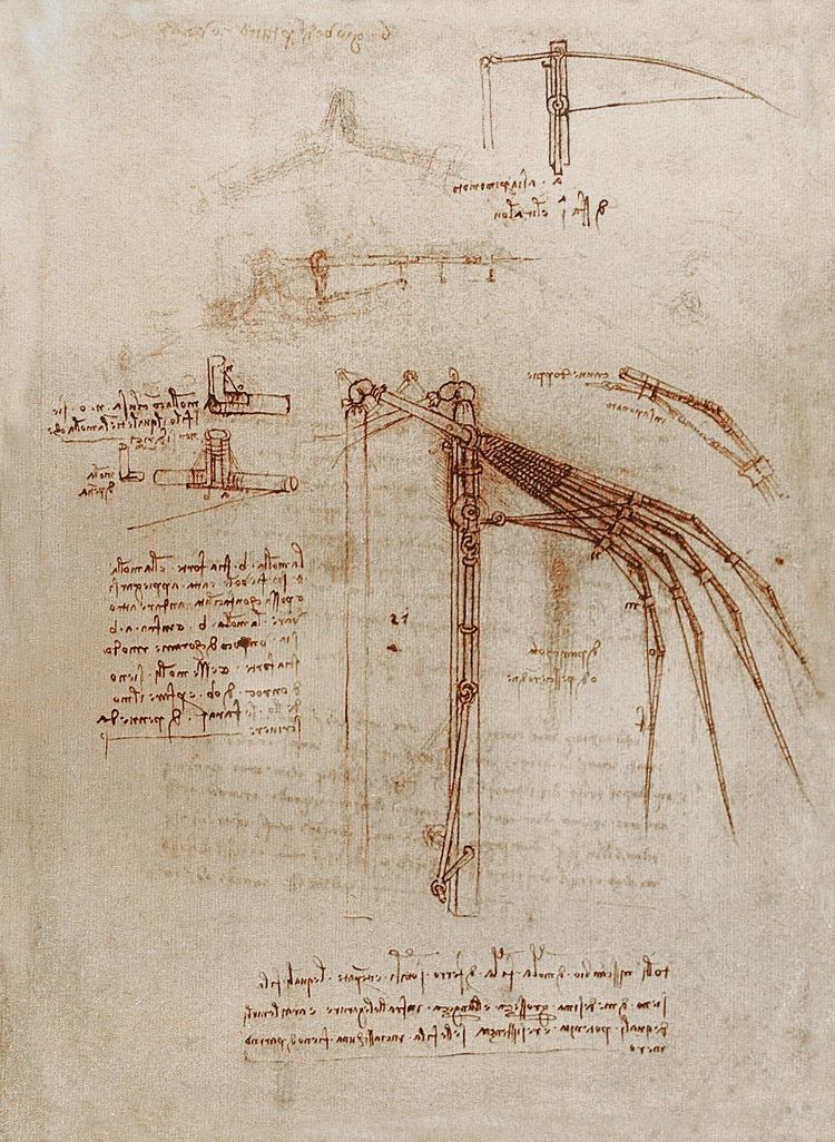 达芬奇飞行器,达芬奇扑翼机,达芬奇的器(第2页)_大山谷图库