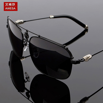艾唯莎正品太阳镜男时尚偏光镜潮人太阳眼镜男士墨镜蛤蟆镜驾驶镜