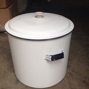 【特价】医用 34cm 盛漏桶 搪瓷茶桶 医用消毒桶 实验桶 搪瓷桶 耐酸