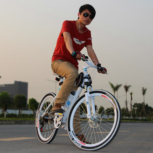 单车21/24/27速双碟刹26寸包邮 g760山地车自行车男女变速车学生单车