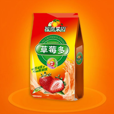 草莓粉300g 固体饮料粉批发 草莓味果汁 速溶奶茶果粉包邮