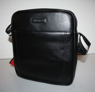 单肩正品原单男士威可多牛皮黑色真皮斜挎包mini精品纯牛皮休闲