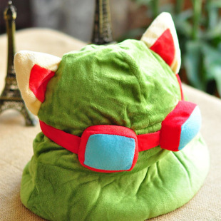 口罩 游戏周边 cos 英雄联盟 美版 提莫帽子 口罩 卖萌 lol 情侣礼物