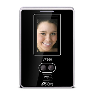 人脸id打卡机 签到机中控vf300 触摸屏 网络 vf360人脸识别考勤机刷卡