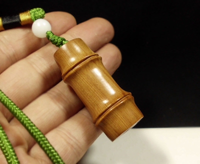 红豆杉实木雕竹节文玩手把件把玩件车钥匙扣挂件挂坠手玩件纯手工