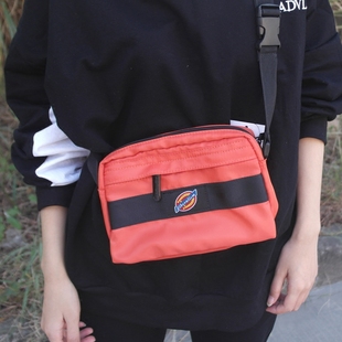 男士小挂包单肩斜挎包女运动腰包牛津布街头潮流学生小包手机包