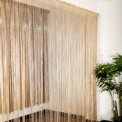 【天天特价】韩式扁银丝线帘 玄关装饰窗帘隔断装饰背景墙