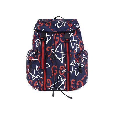 gucci/古奇双肩包新款帆布中性手提双肩背包户外登山包旅行包包邮