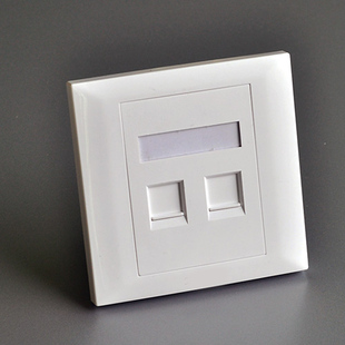 it-link原装双口面板 语音信息弱电面板网络电话面板网络面板