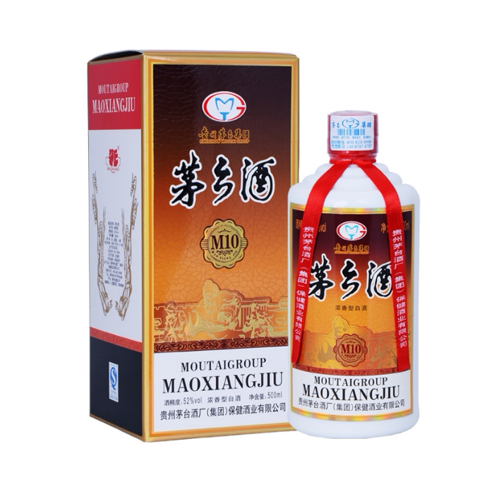 贵州茅乡酒 m10浓香型白酒 52度送礼白酒