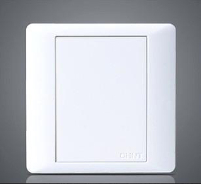 正品泰力基业开关插座86型暗装空白面板一位电源墙壁白板墙洞挡板