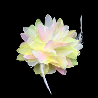 新品手花幼儿园舞蹈花广场舞手腕花舞蹈表演头花头饰手指花16cm