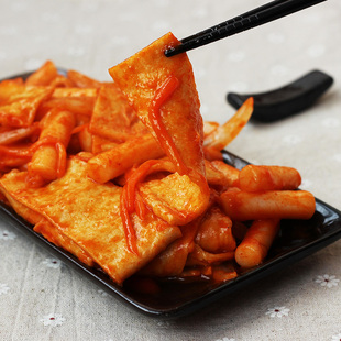 韩泰乐炒年糕鱼饼韩国正宗甜不辣海鲜火锅食材汤串450g关东煮小吃