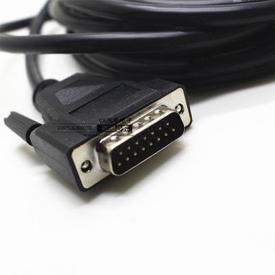 db 15pin 串口 公头 to obd2 j1962m 汽车公头接头 串口线定做