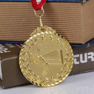 热卖网球奖牌学校运动会事业单位比赛奖牌定做锌合金材质金银铜牌