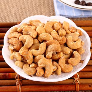 越南进口一级烘焙盐焗腰果白领健身孕妇健康非油炸无添加140g罐装