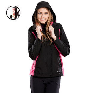 jordon桥登户外冲锋衣gore-tex女款两件套三合一 抓绒