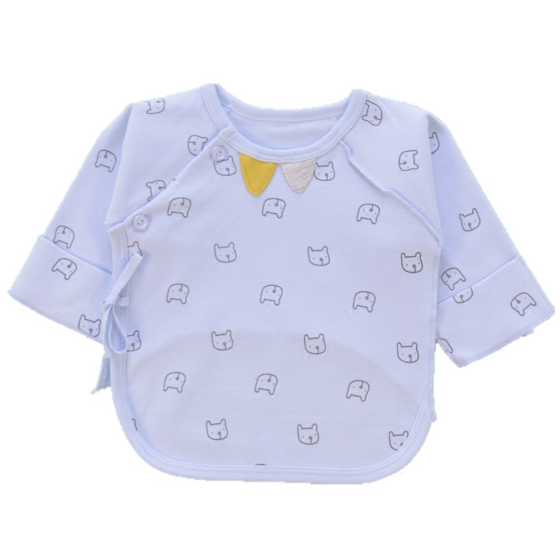 婴儿半背衣新生儿上衣0-3月纯棉婴儿和尚服春秋夏季内秋衣服保暖