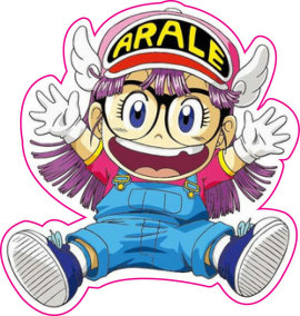 手机潮牌贴纸阿拉蕾动漫个性贴纸手机卡通幻彩贴炫彩涂鸦贴纸0275