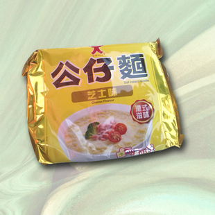 香港制造进口公仔面方便面 泡面附有调料包 芝士味103g