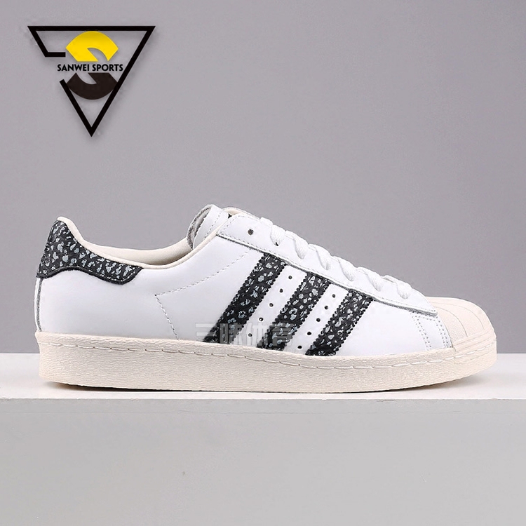 adidas/三葉草 superstar 80s金標貝殼頭板鞋休閒鞋c77124 s75847