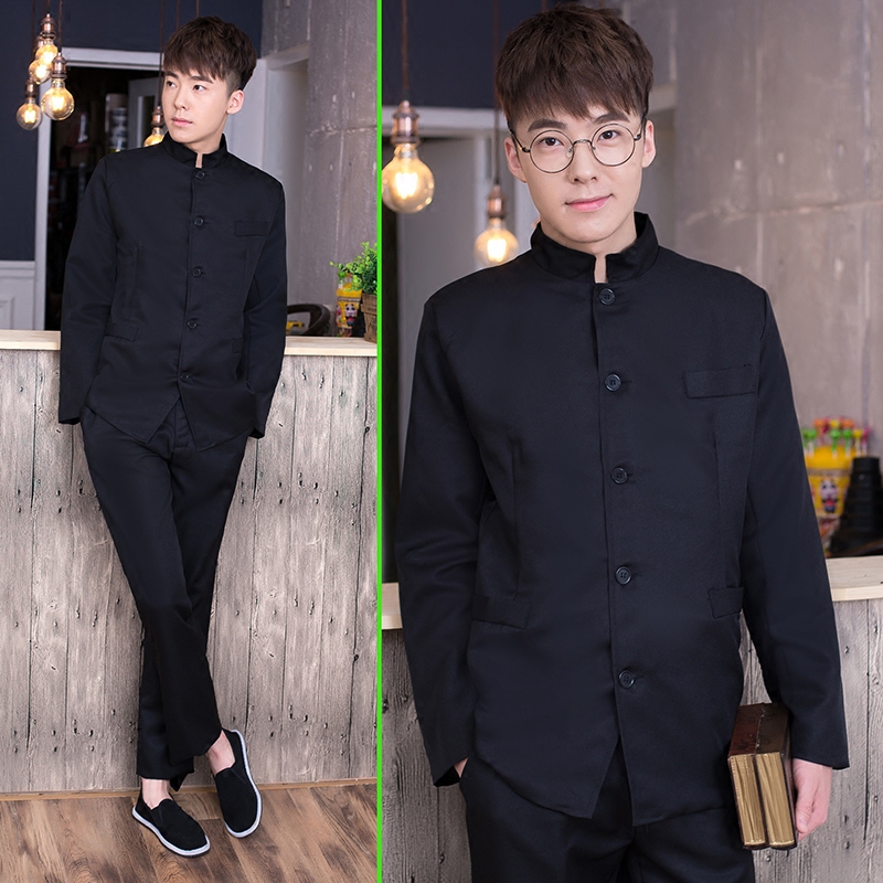 民国风学生装女五四青年装男中山装古装女装复古装表演服装班服