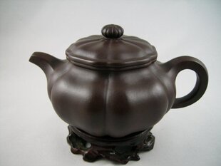 宜兴精品紫砂茶壶●陶醉轩〓工艺师孙德林葵仿古壶★紫砂茶壶