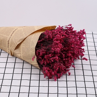 水晶草花束永生花客厅装饰真花diy花艺插花家居摆设云南永生花