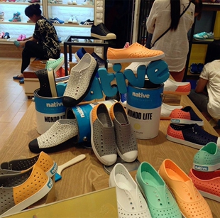 专柜正品native shoes jefferson开口笑洞洞鞋男女凉鞋花园鞋