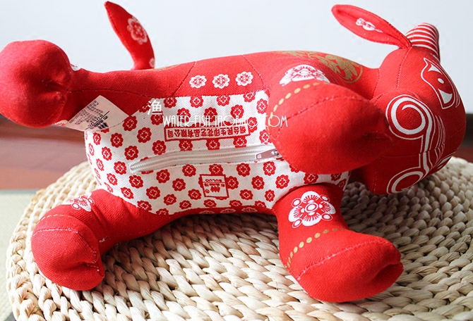 包邮奋发图强牛摆件 布偶 十二生肖牛 布络中国风布艺吉祥物摆饰